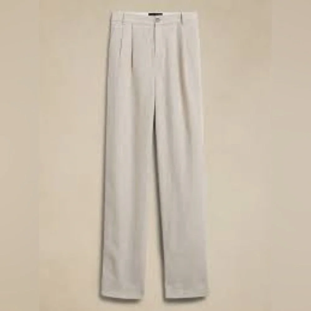 Banana Republic NWT PALMA STRAIGHT-LEG LINEN PANT Size 6